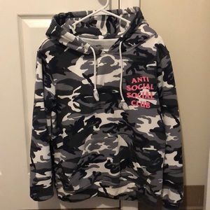 Anti Social Club Military Hoodie